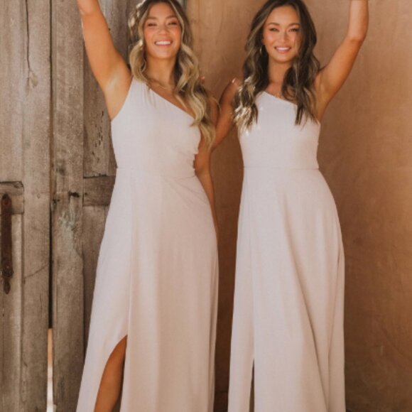 Show Me Your MuMu Crisp Shannon One Shoulder Dress NEW - Picture 2 of 5